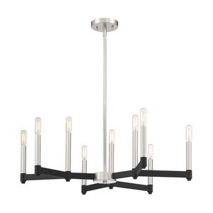 Modern, sleek chandelier. Beautiful piece. Brand new.